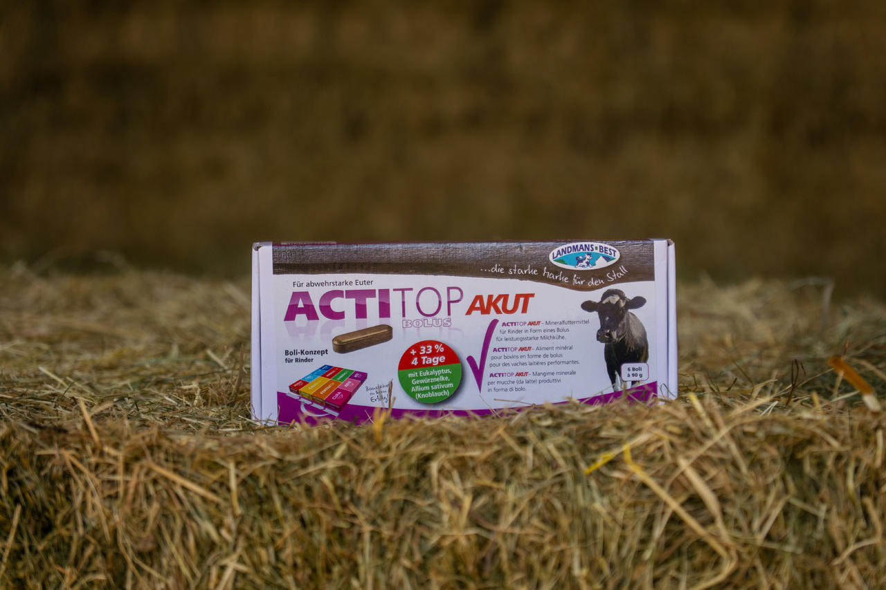 LANDMANS BEST ACTITOP AKUT Euter-Bolus - 6 Boli à 90 g