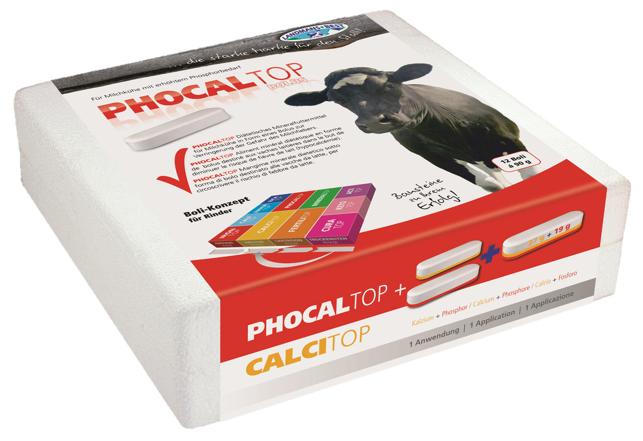 LANDMANS BEST PHOCALTOP Phosphor Bolus - 12 Boli à 90g