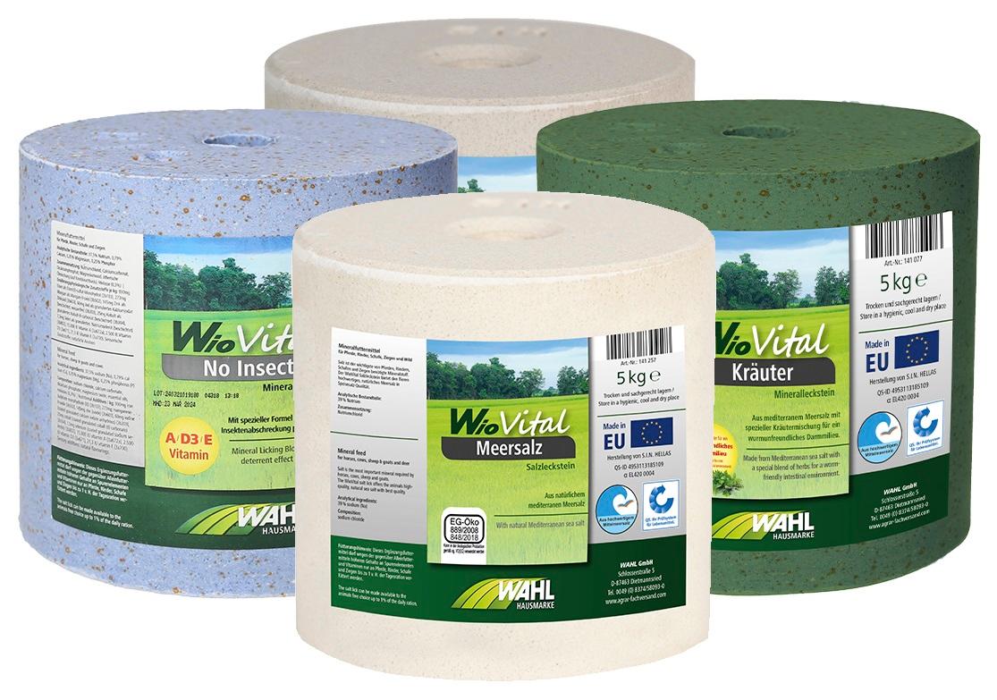 WAHL-HAUSMARKE WioVital Leckstein SPEZIAL MIX 4x5 kg